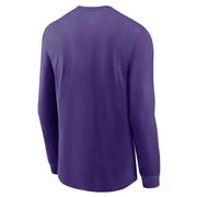 LSU Nike Dri-Fit Sideline Team Issue Long Sleeve Tee